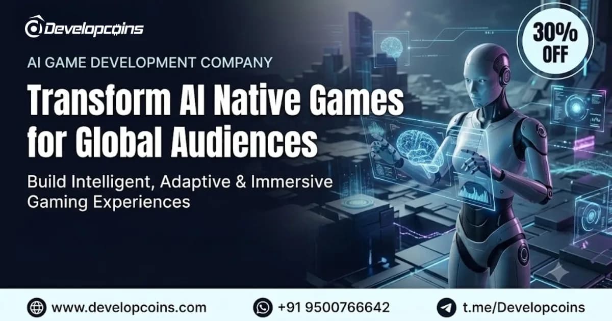 Transform AI Native Games for Global Audiences with an AI Game Development Company