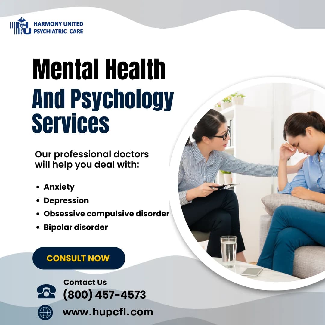 Mental Health Therapists in Lutz | Psychiatric Providers Near Me in Lutz, FL | hupcfl