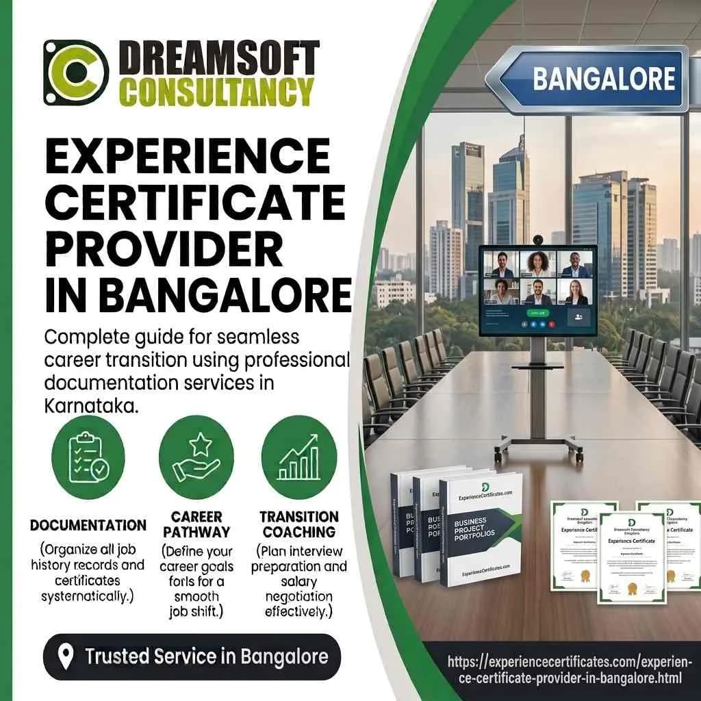 Reliable Experience Certificate Provider in Bangalore for Employment Documentation