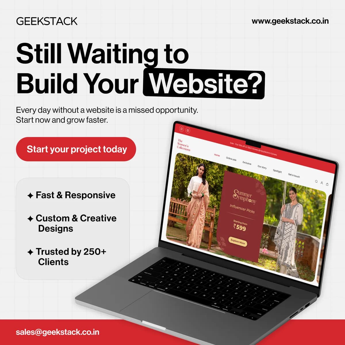 Web Design Services in Coimbatore Geekstack