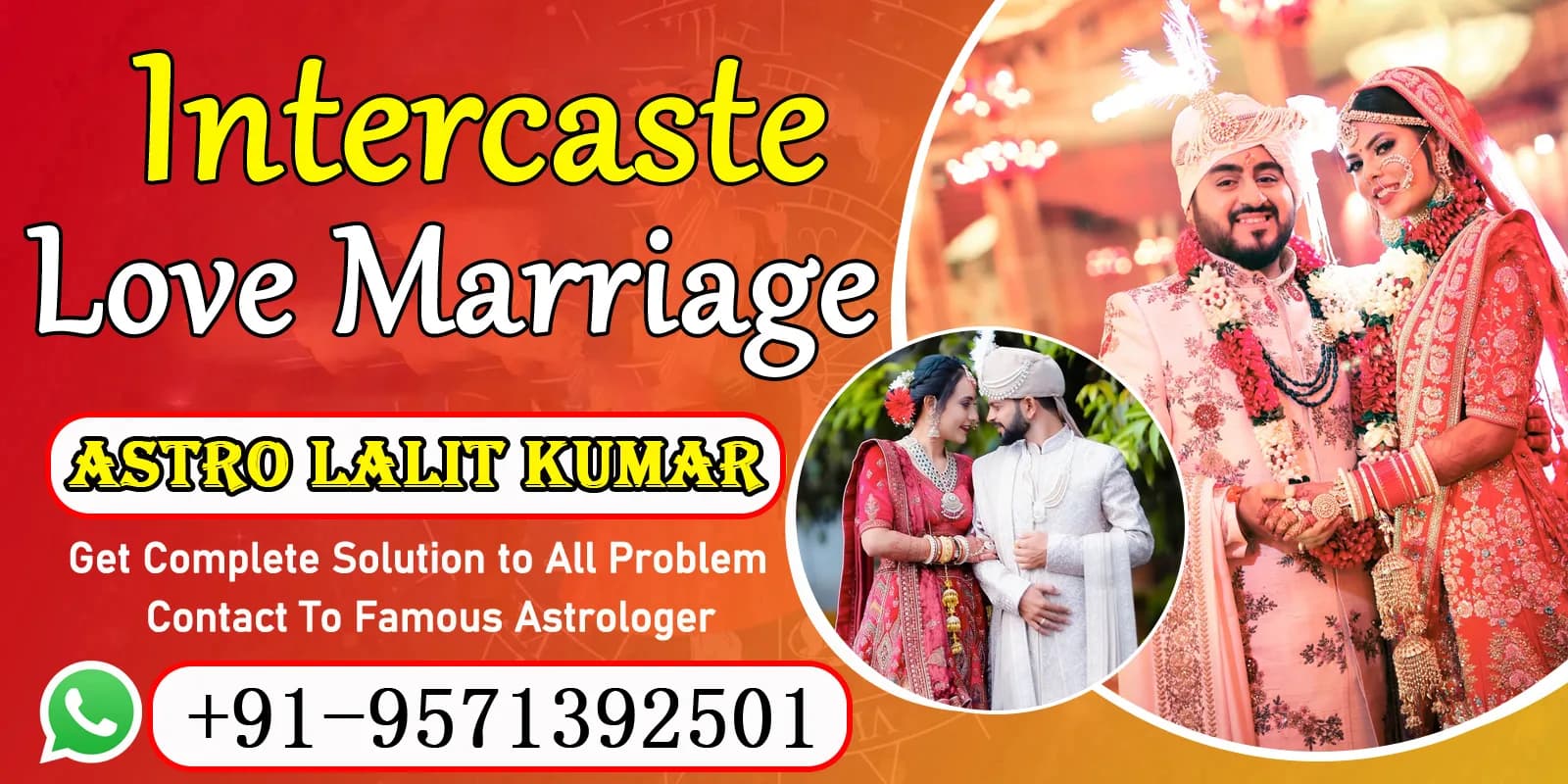 Dealing with Intercaste Love Marriage Problems? Call Astro Lalit Kumar