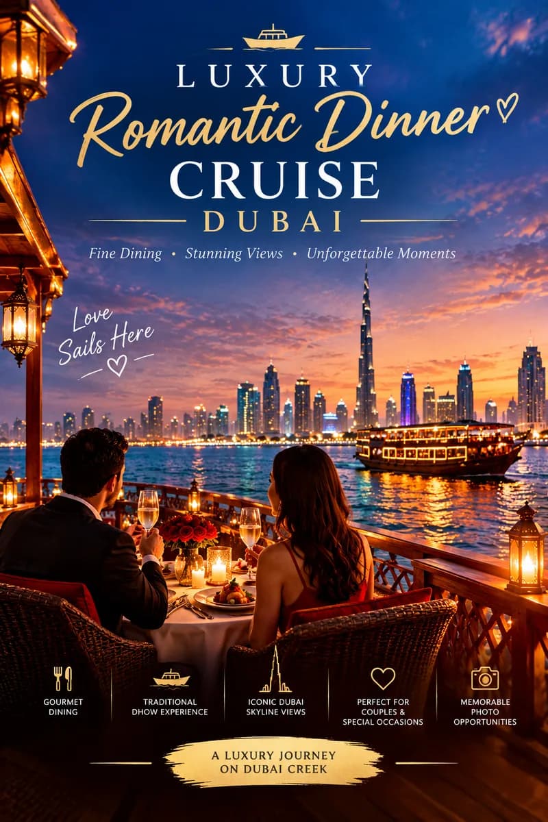 Luxury Romantic Dinner Cruise Dubai