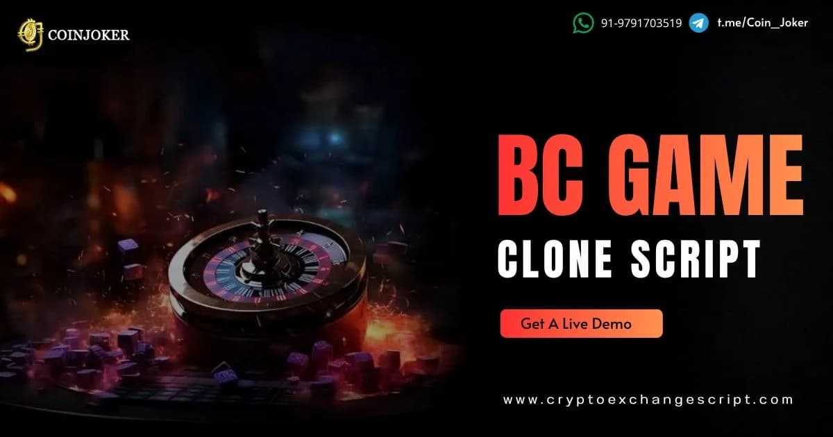 Launch a Next-Generation Crypto Gaming Platform with BC.Game Clone Script 