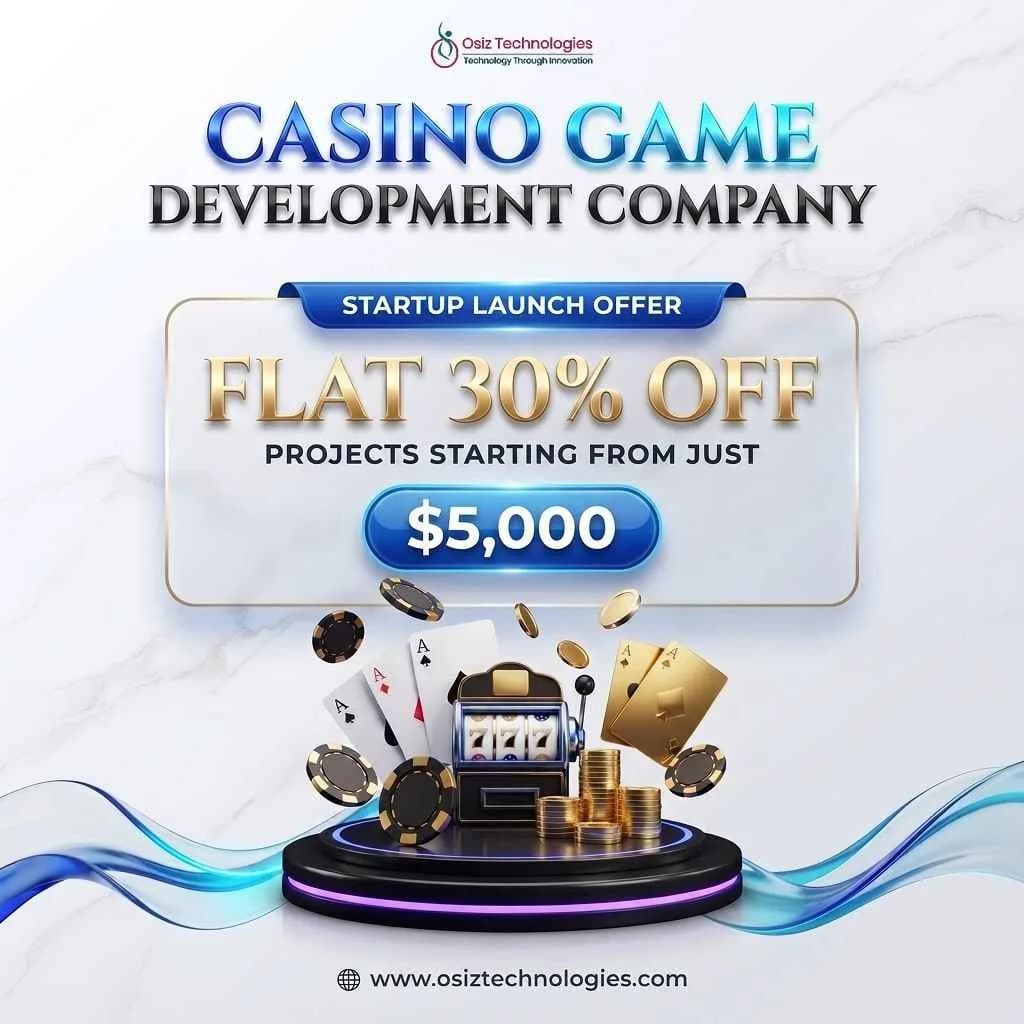 Get Your Casino Gaming Platform Market-Ready with Flat 30% OFF