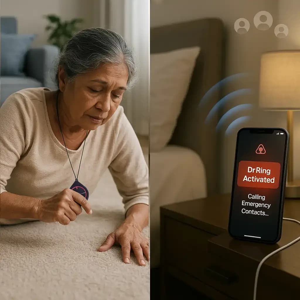 Medical Alert Button & Fall Detection Devices | DrRing