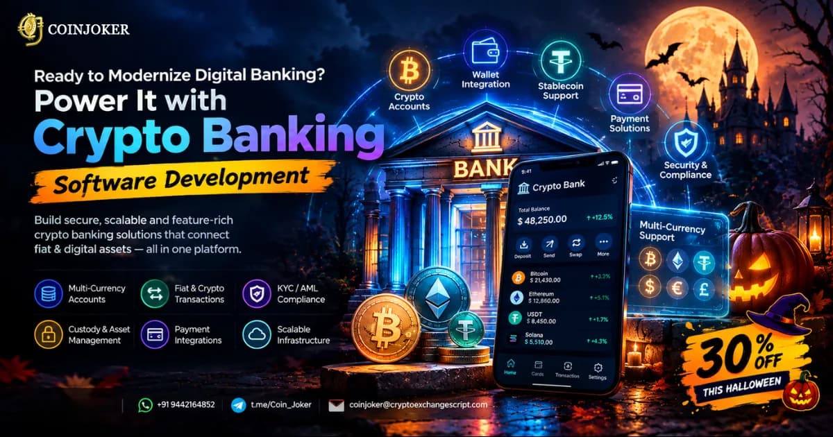 Build Stablecoin-Ready Banking Infrastructure with Crypto Banking Software