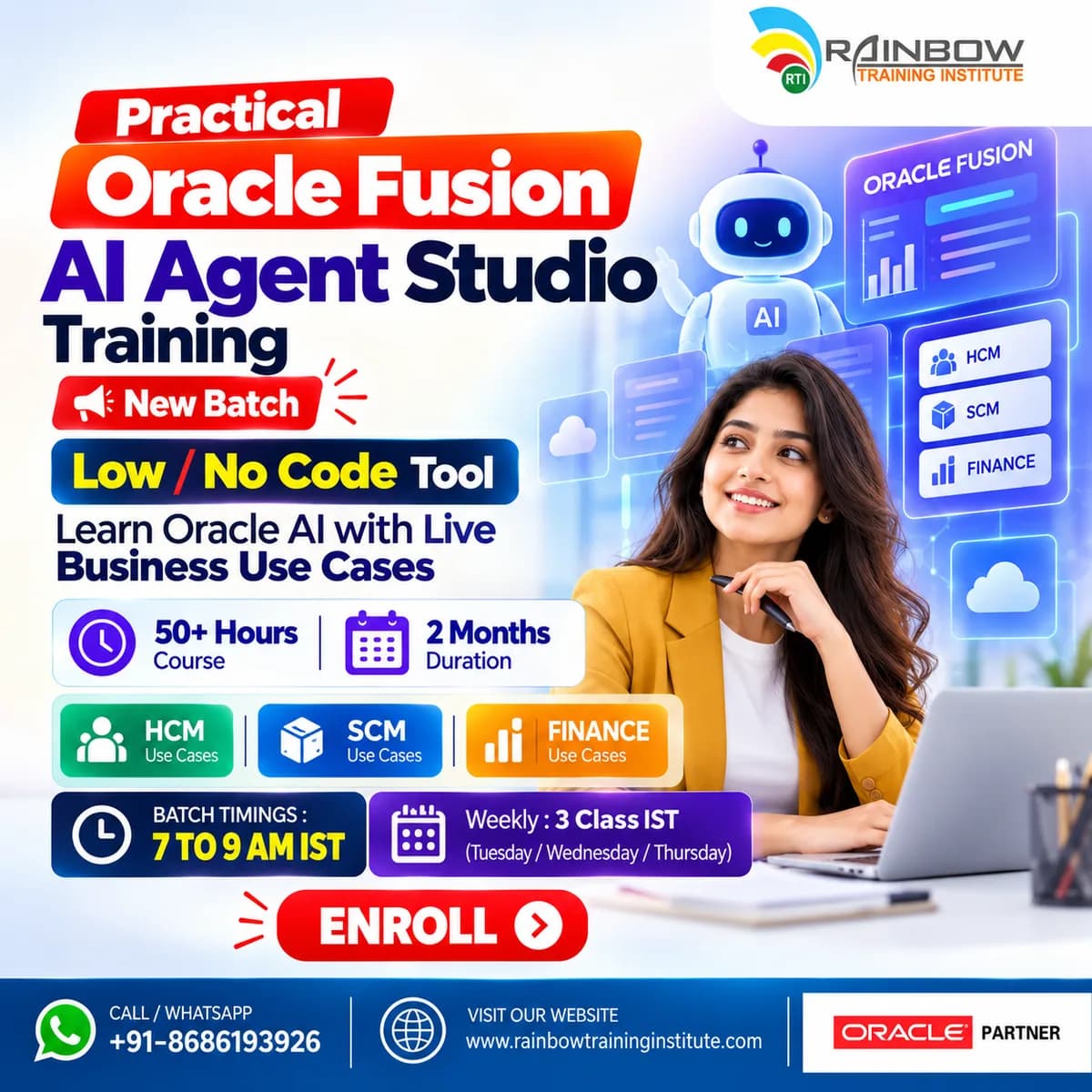 Oracle Fusion AI Agent Studio Online Training Hyderabad