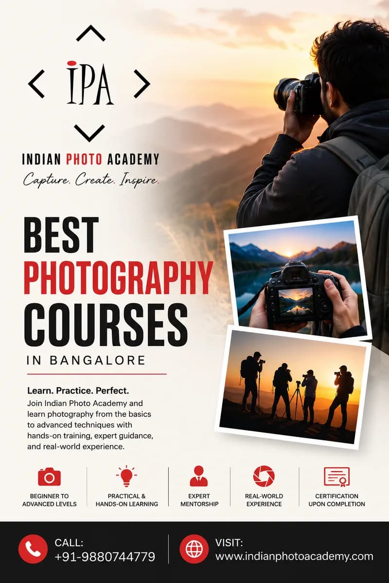 best photography course in Bangalore
