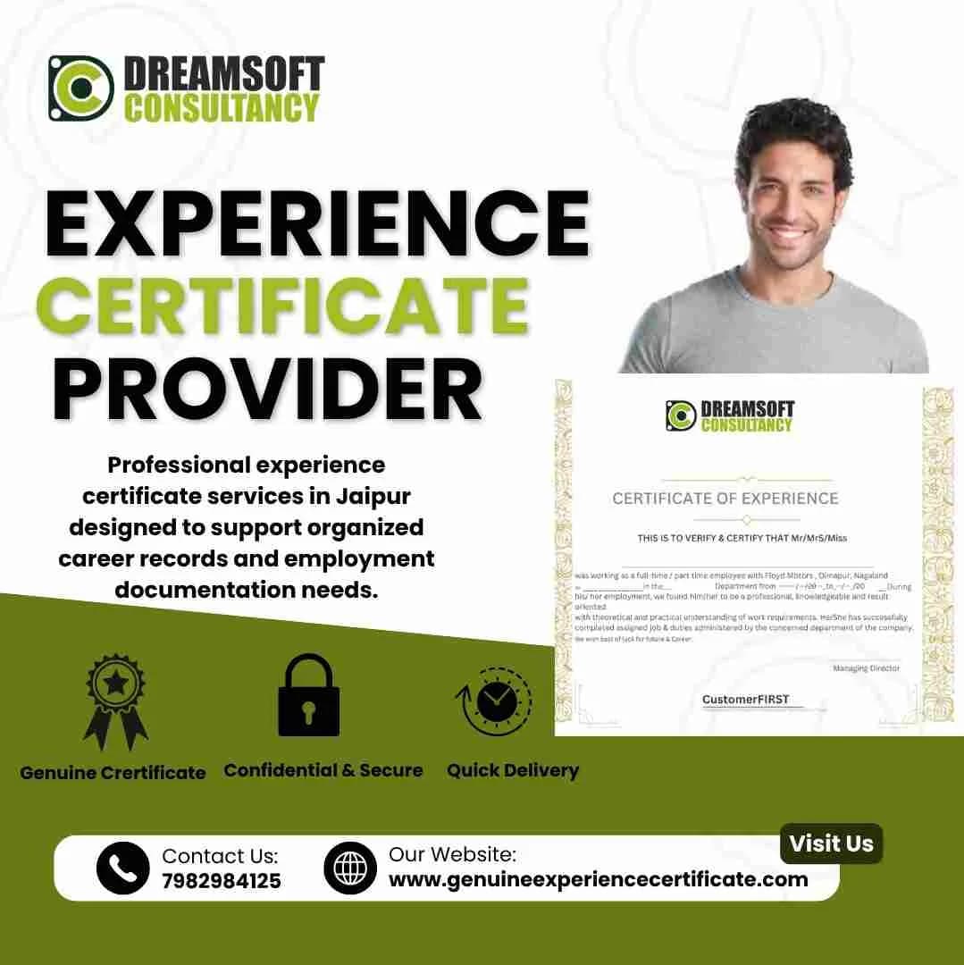 Find a Professional Experience Certificate Provider in Pune
