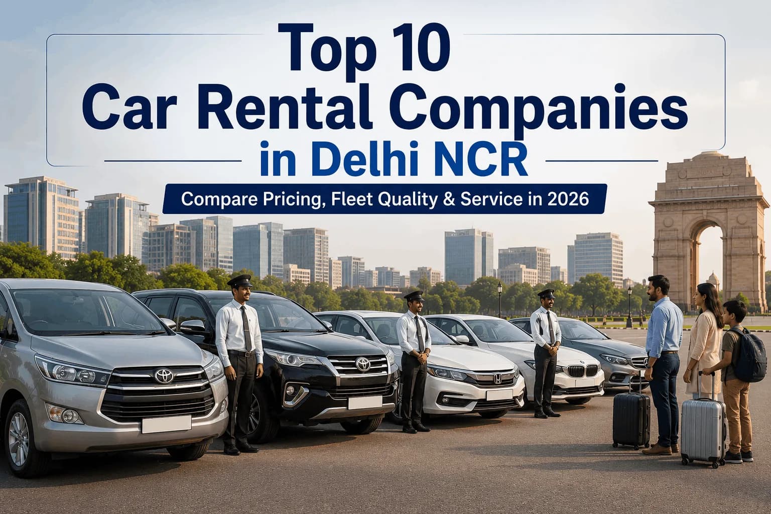 Top 10 Car Rental Companies in Delhi NCR
