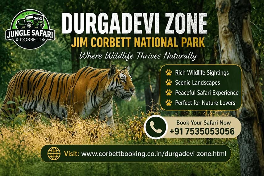 Durgadevi Zone Safari in Jim Corbett for a Wild Forest Escape