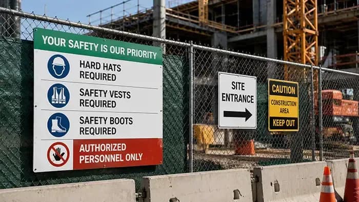 Construction Area Signage