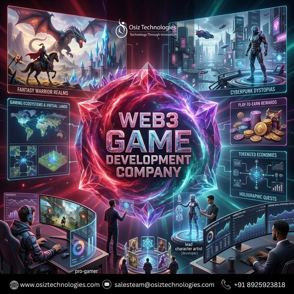 Web3 Game Development Company for Scalable P2E Games | Osiz