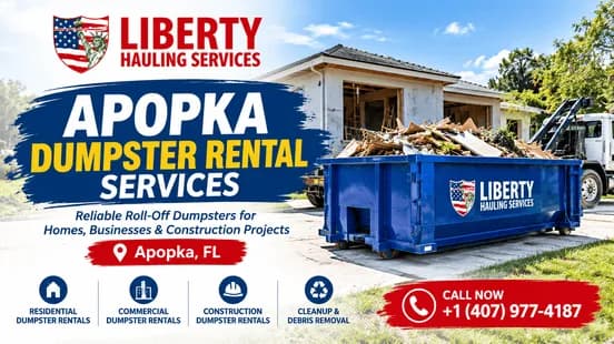 Apopka Dumpster Rental Services – Reliable Roll-Off Dumpsters