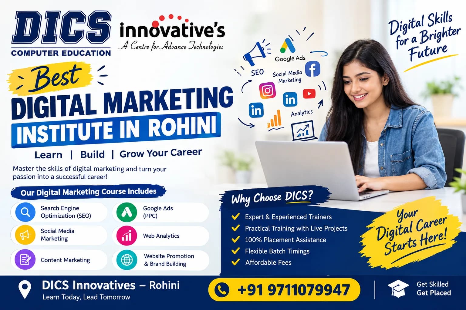 DICS Innovatives – Best Digital Marketing Institute in Rohini
