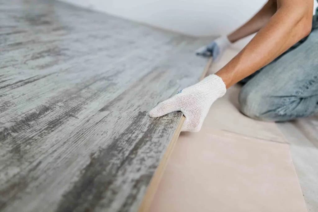 Commercial laminate floor