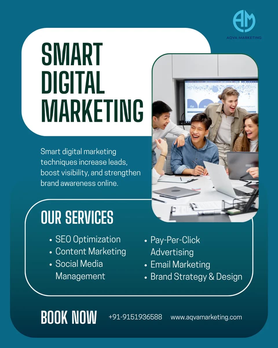 Professional Digital Marketing Services by AQVA Marketing