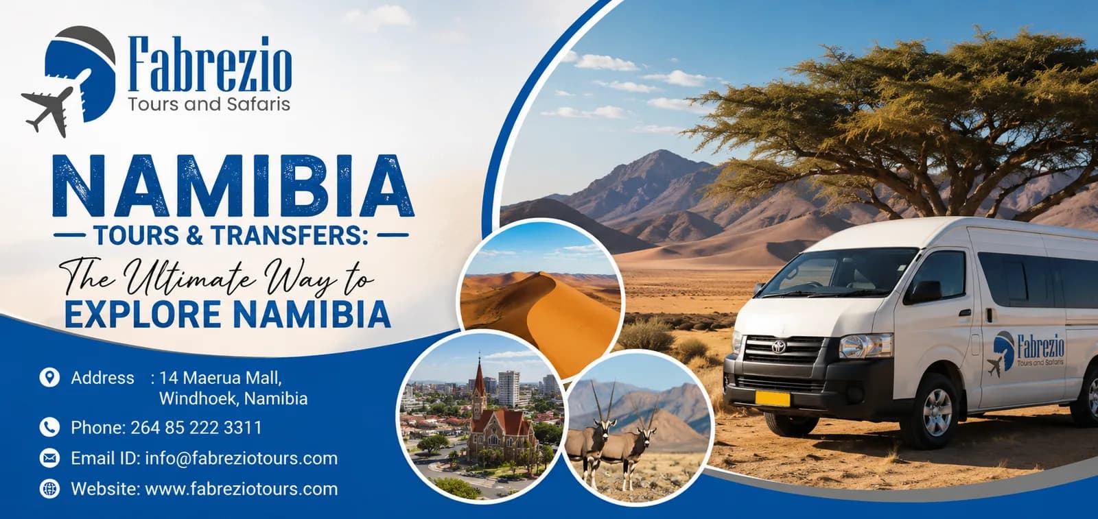 Transport Services in Namibia – Fabrezio Tours and Safaris