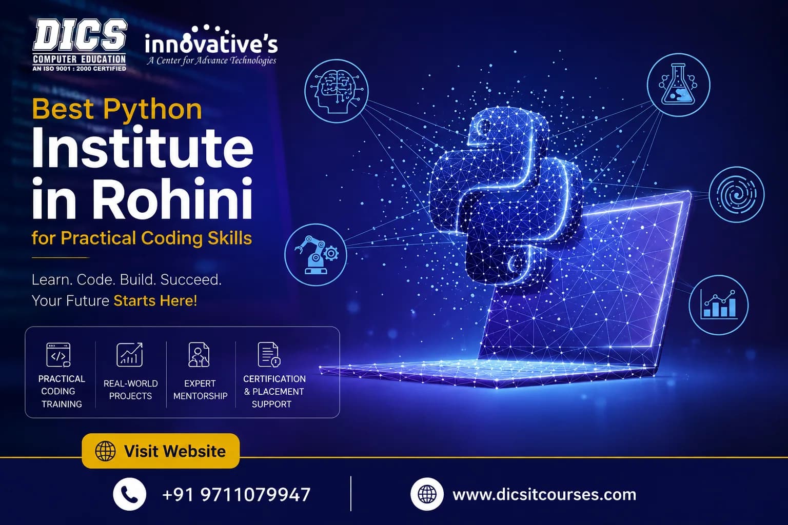 Best Python Institute in Rohini for Practical Coding Skills 