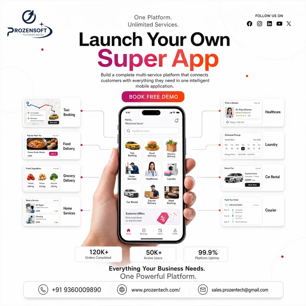 Super App Development for Multi-Service On-Demand Businesses