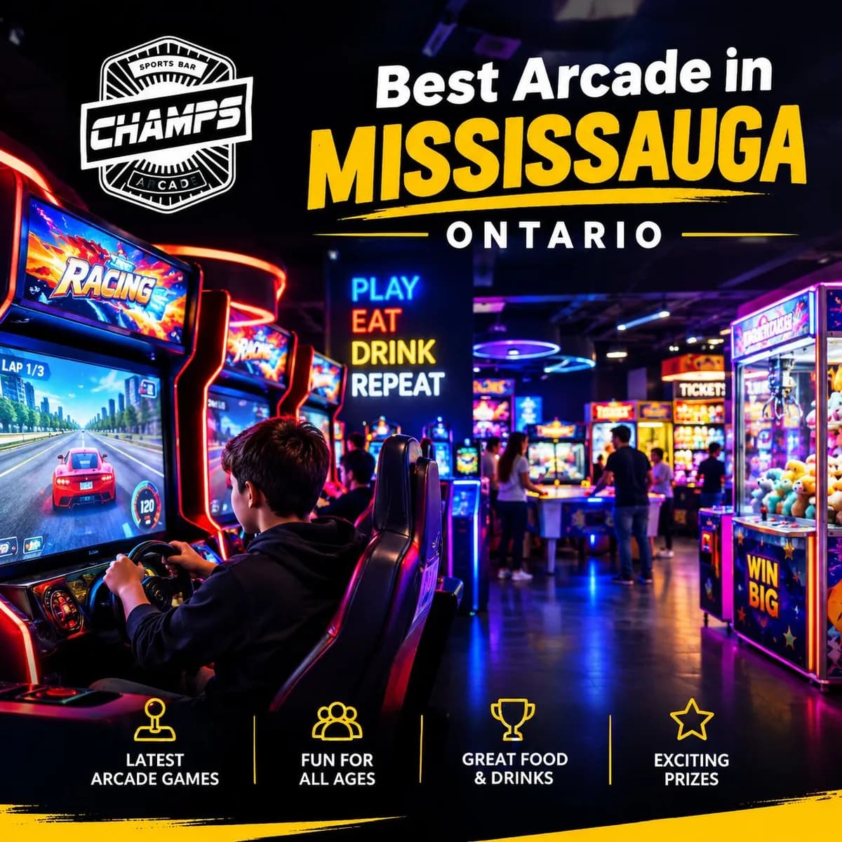 Where Can You Find the Best Arcade in Mississauga Ontario?