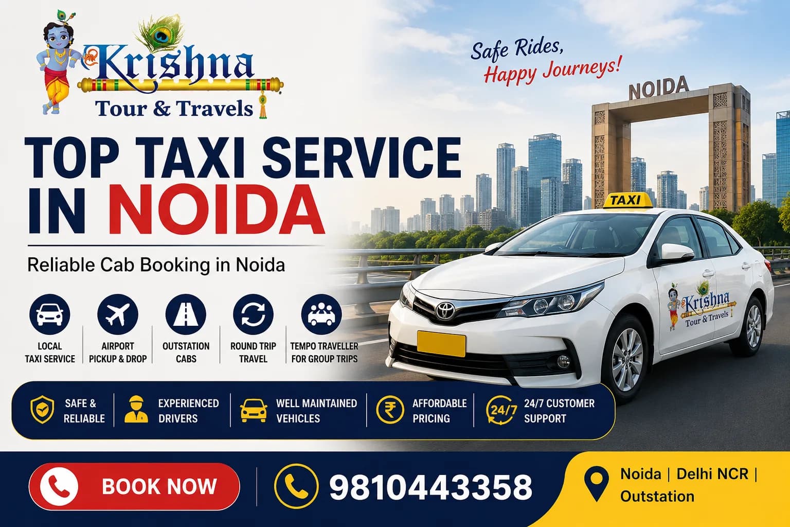 Top Taxi Service in Noida | Reliable Cab Booking in Noida