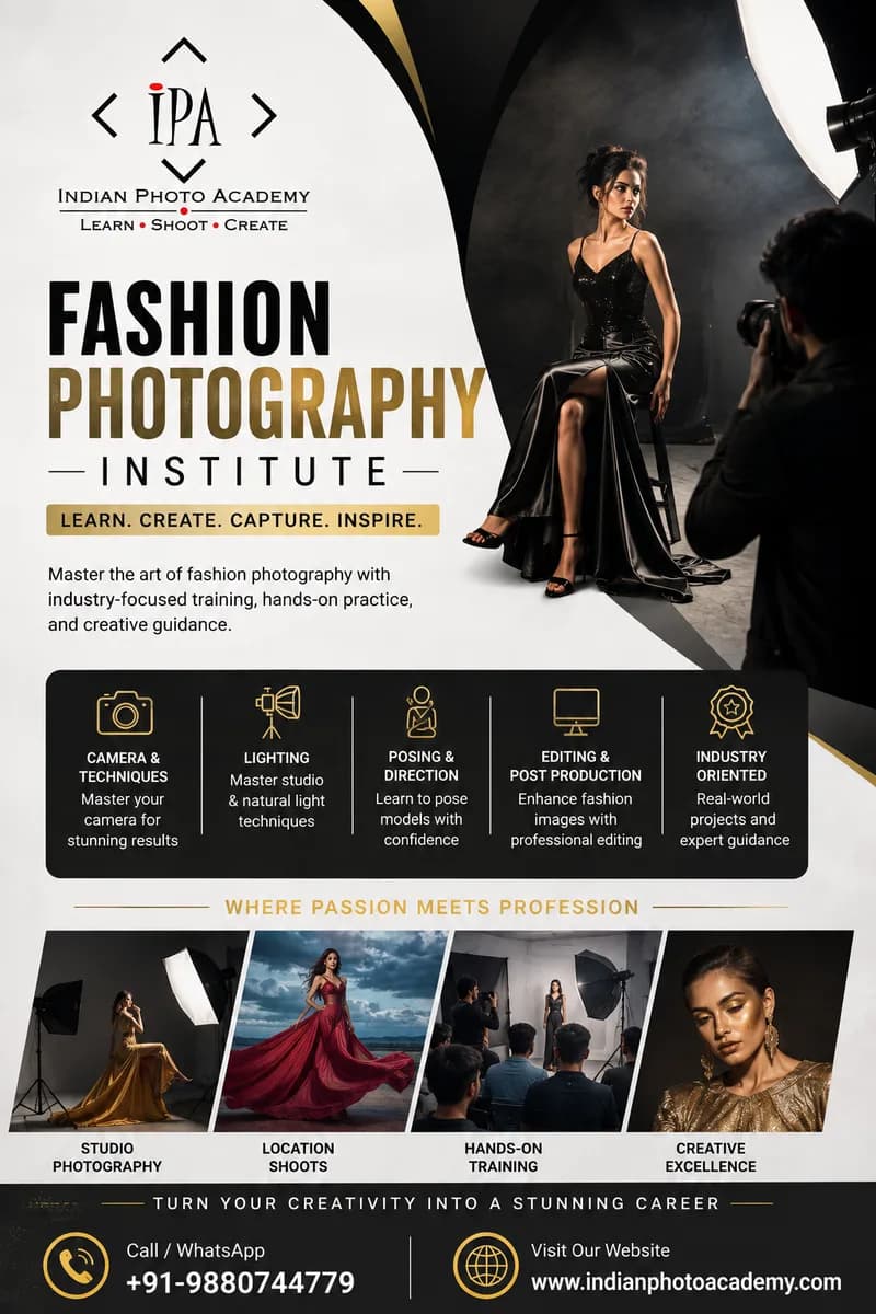 fashion photography institute in Bangalore
