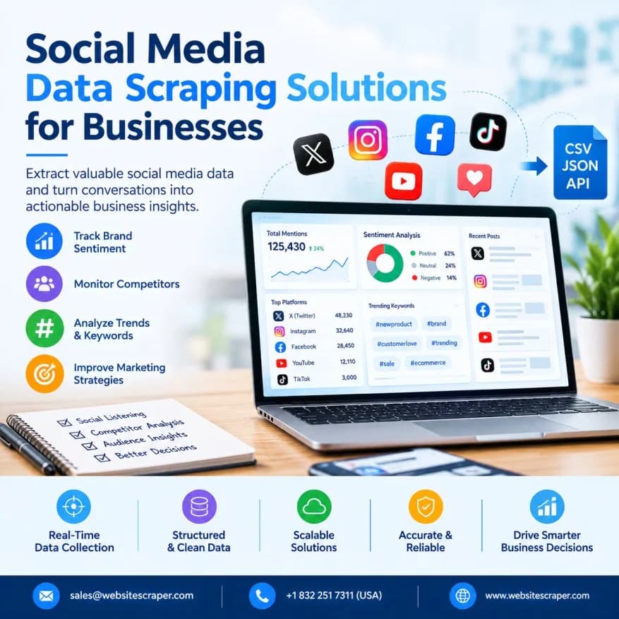 Social Media Data Scraping Solutions for Businesses