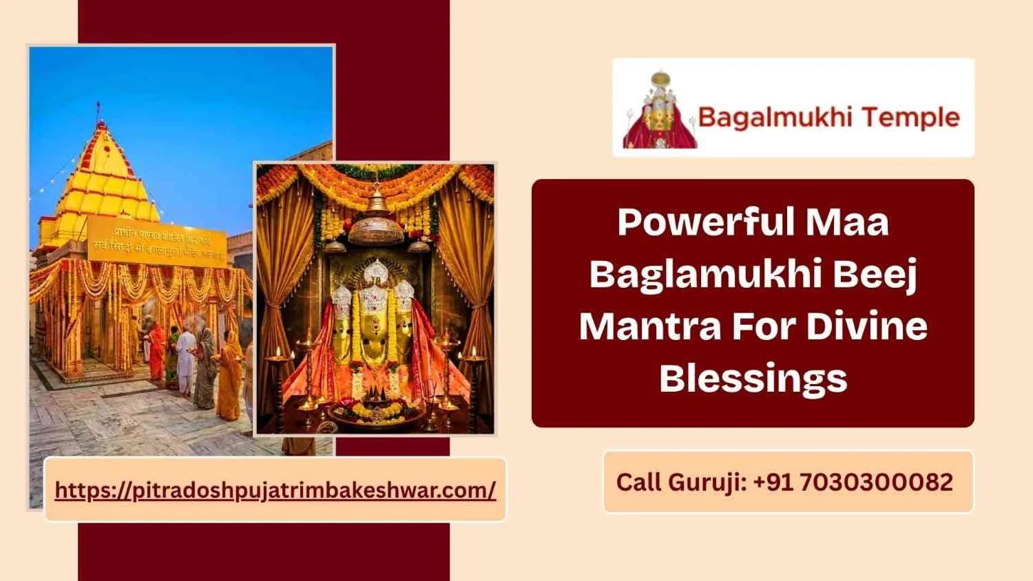 Powerful Maa Baglamukhi Beej Mantra For Divine Blessings		