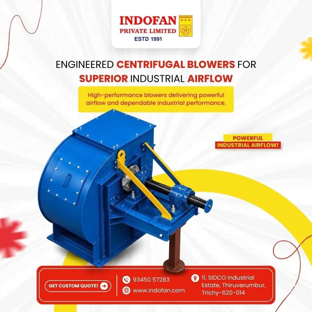 Industrial Centrifugal Fan Manufacturer for Reliable Airflow