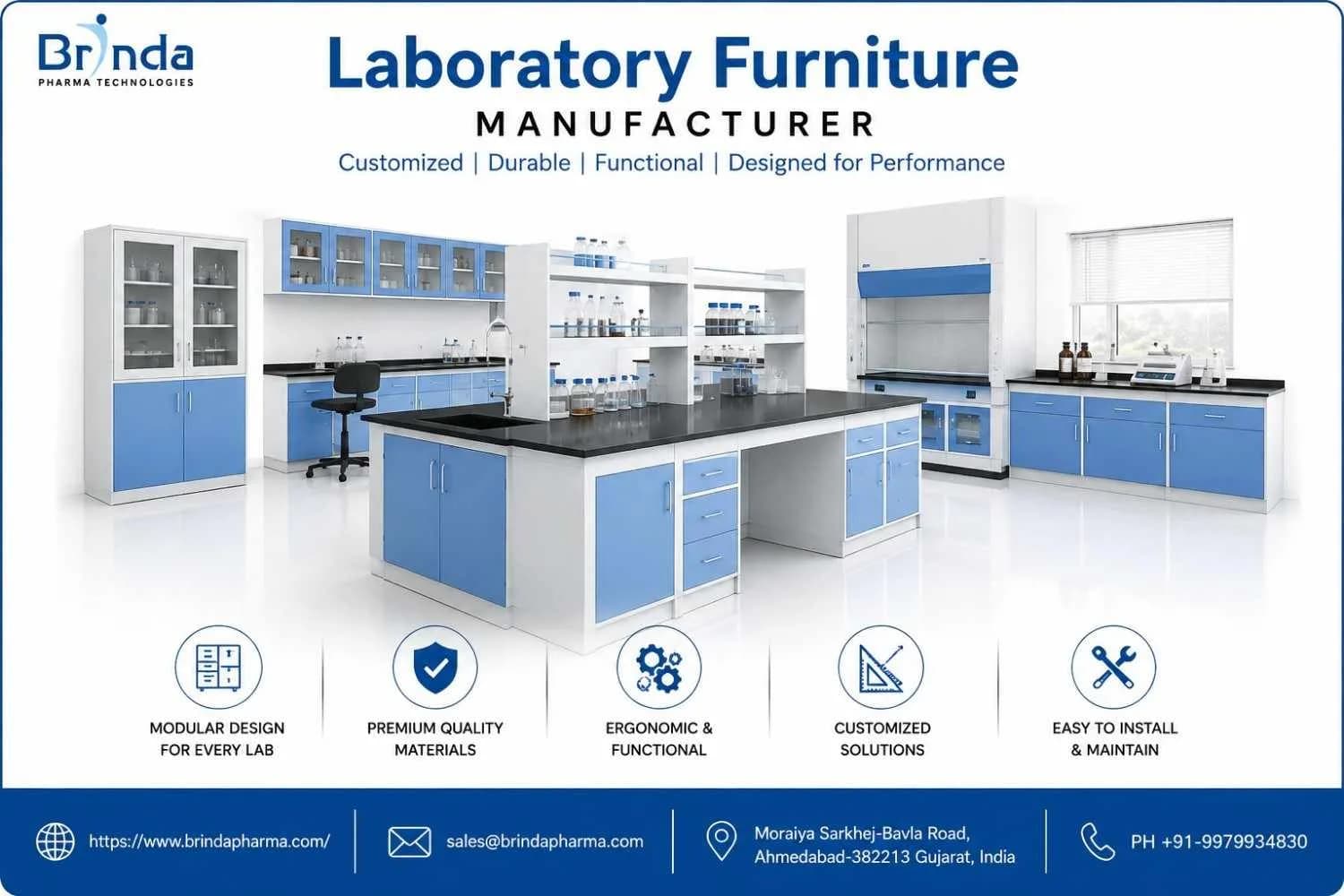 Laboratory Furniture Manufacturer - Custom Lab Furniture