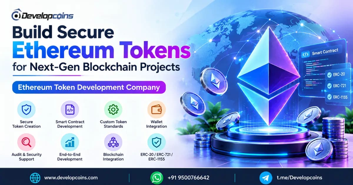 Build Secure Ethereum Tokens for Next-Gen Blockchain Projects