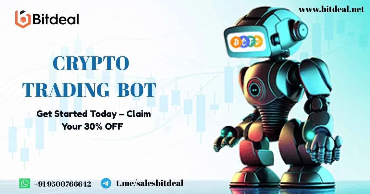 Build Smarter Trading Solutions with Crypto Trading Bot Development – Get 30% OFF