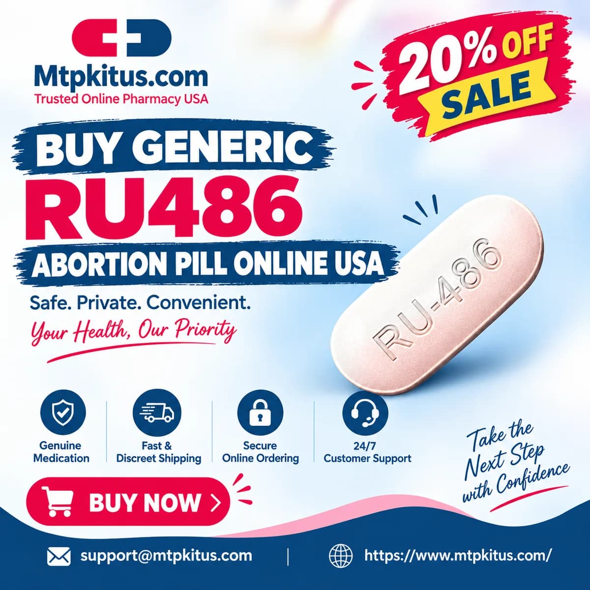 Buy Generic Ru486 - Abortion pill online USA 
