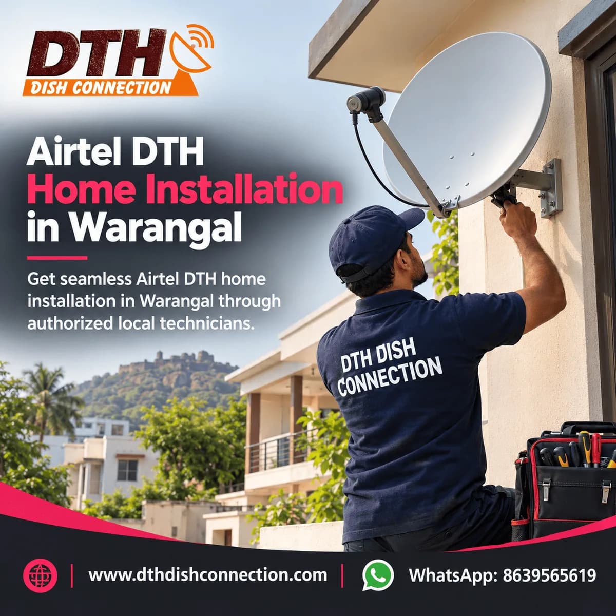 Airtel DTH Home Installation in Warangal
