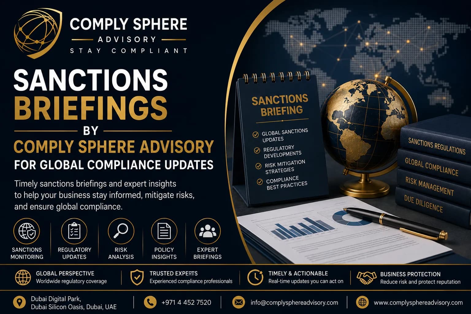 Sanctions Briefings by Comply Sphere Advisory for Global Compliance Updates