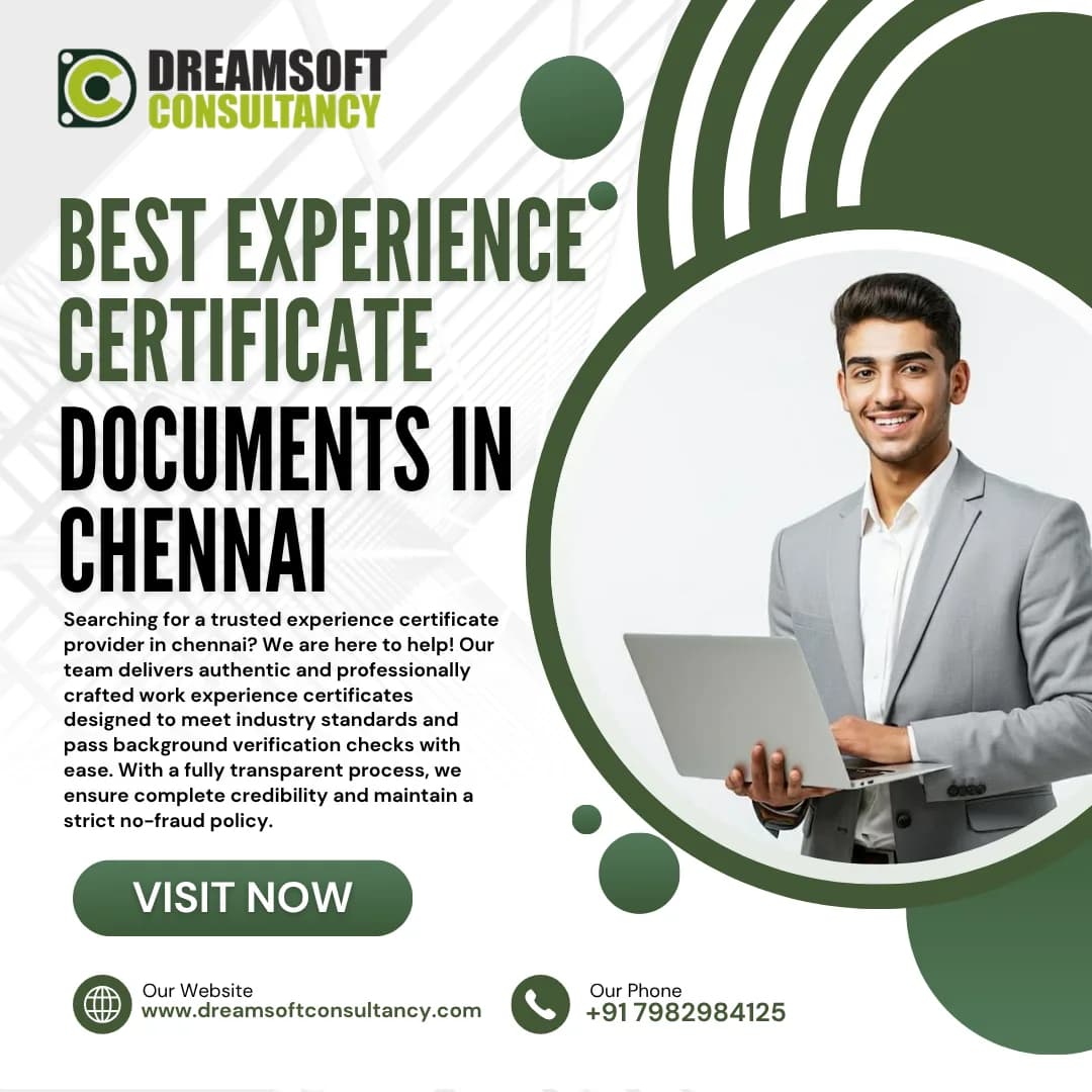 Hotel and Hospitality Experience Certificate in Chennai