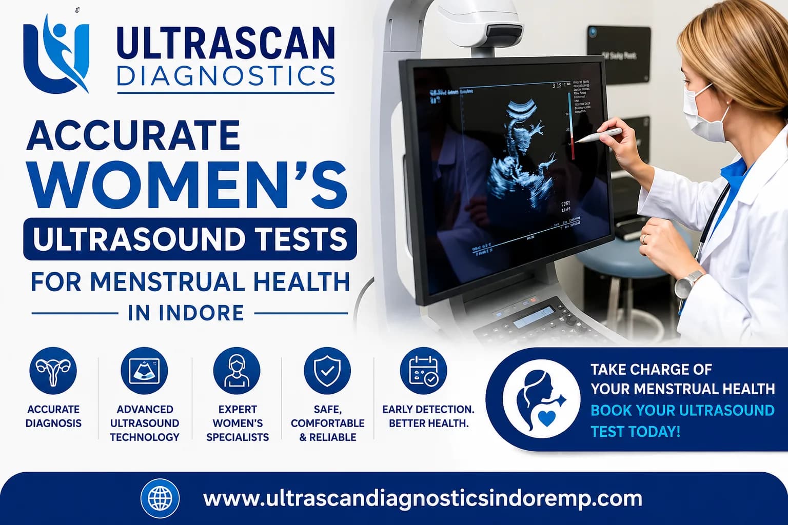 Accurate Women's Ultrasound Tests for Menstrual Health in Indore