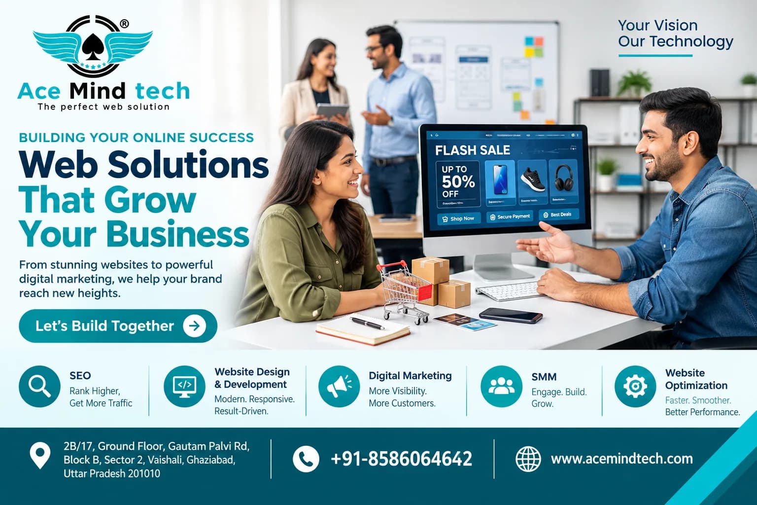 Website Development Company in Sector 63 | Acemind Tech