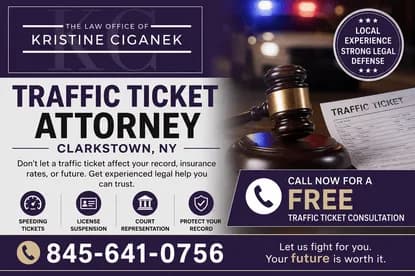 Traffic Ticket Attorney Clarkstown — Get a FREE Consultation Today