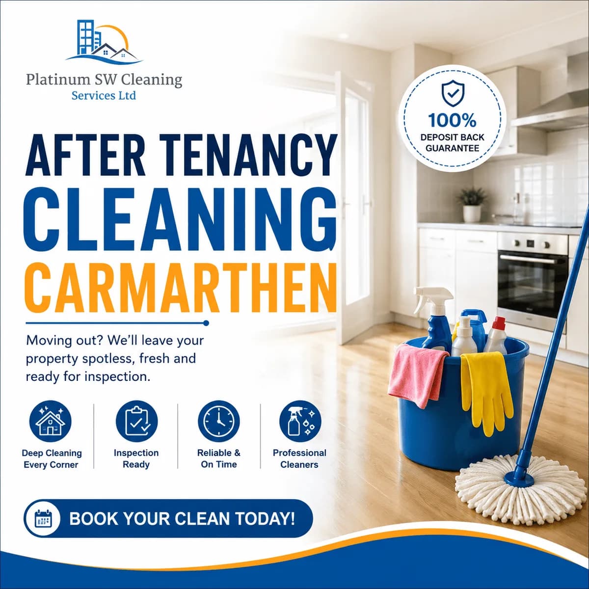Best After Tenancy Cleaning Carmarthen – Book Your Service Now