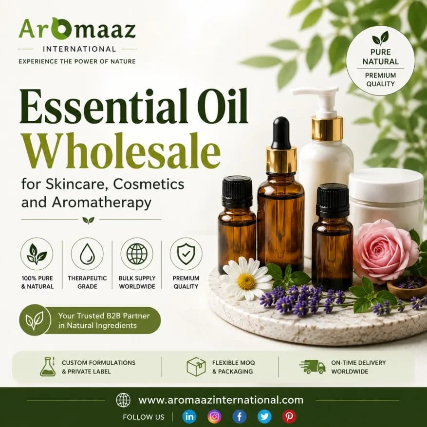 Essential Oil Wholesale | Trusted Essential Oil Manufacturers in India
