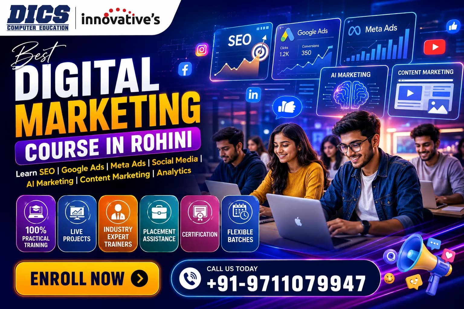 Grow Your Career with Digital Marketing Training in Rohini