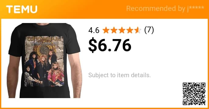'Whitesnake' T-Shirts and More.