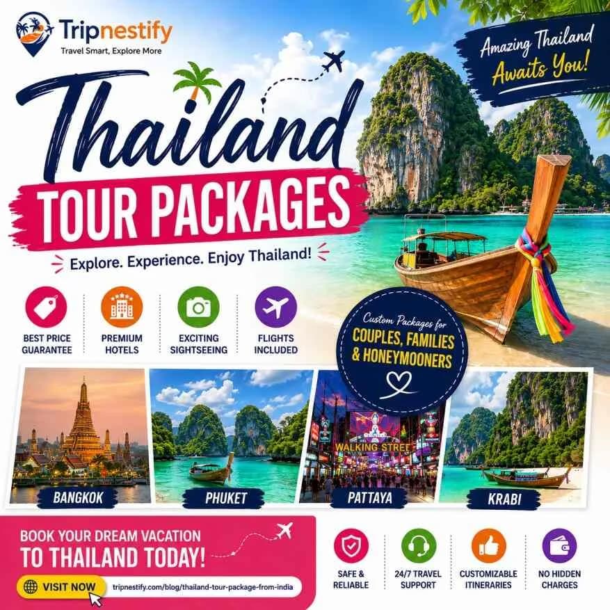 Thailand Tour Packages: Affordable Bangkok, Phuket & Pattaya Trips