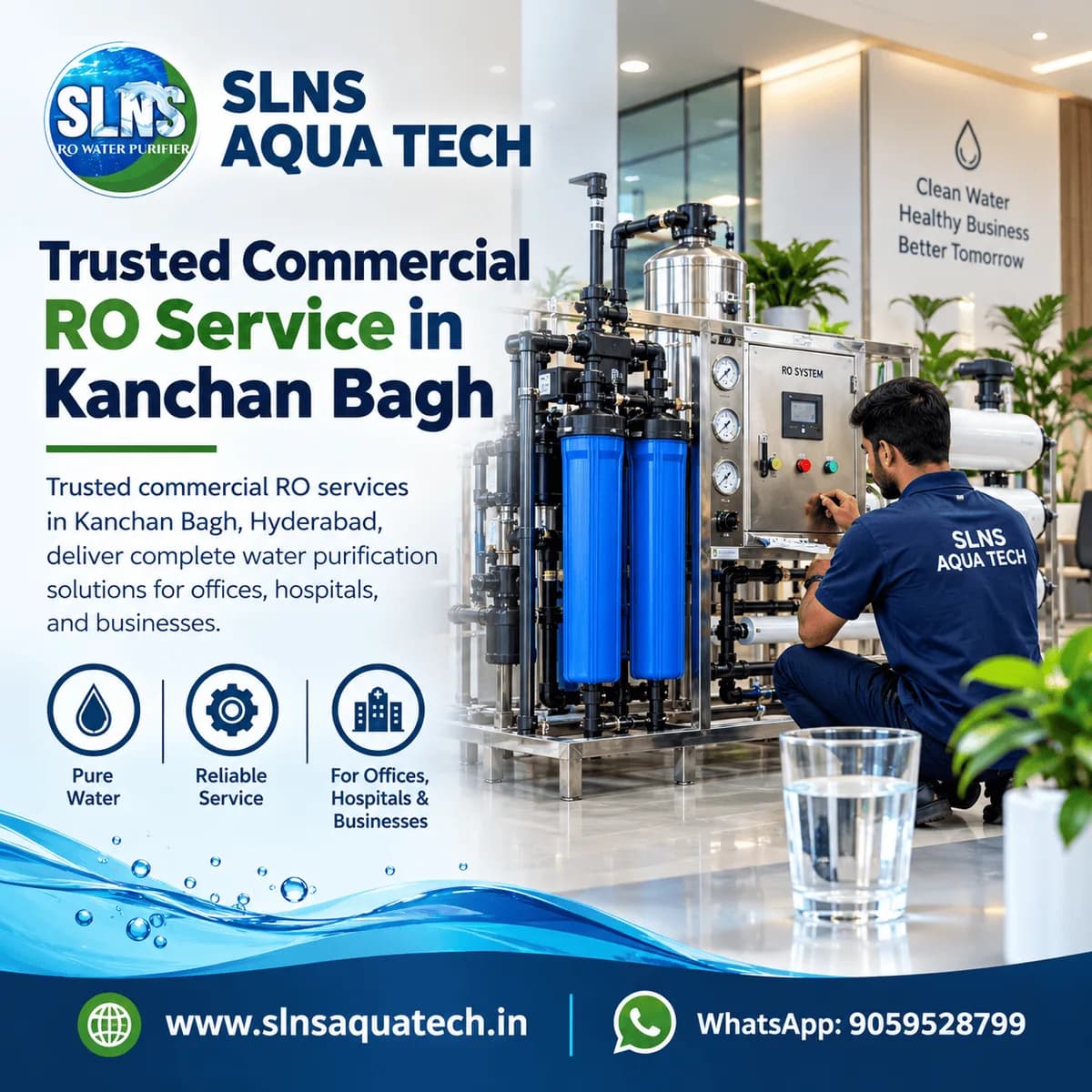 Trusted Commercial RO Service in Kanchan Bagh