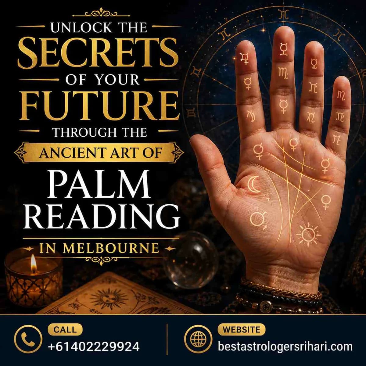 Unlock the Secrets of Your Future Through the Ancient Art of Palm Reading in Melbourne!