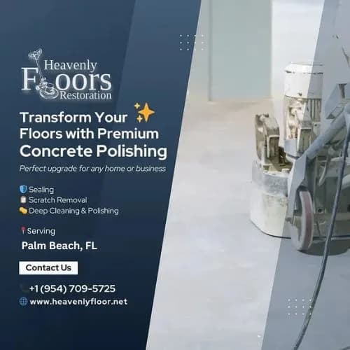 Polish Concrete Near Palm Beach, FL