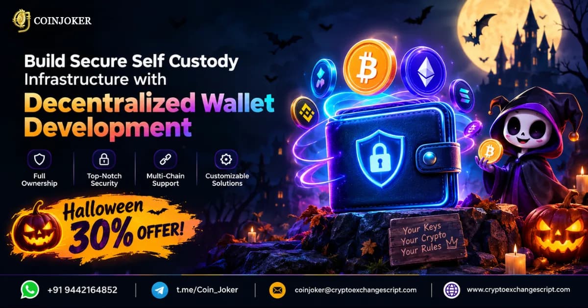 Build Secure Self Custody Infrastructure with Decentralized Wallet Development 