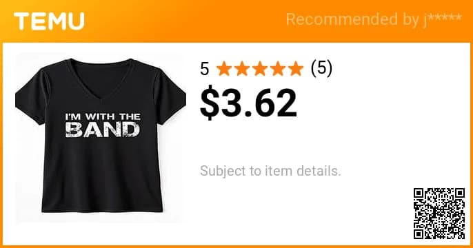 'I'm With the Band' T-Shirt and More!
